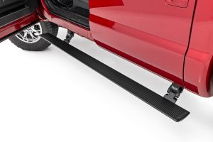 Ford F-250 Super Duty Power Running Boards - Dual - Rough Country - Dual Electric Motor - '08-'16